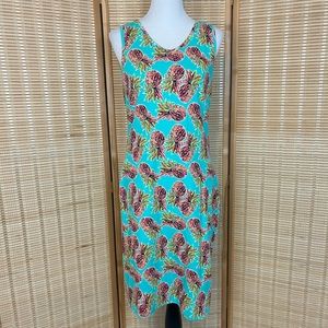 NWT Pineapple All For Color Stretchy Dress
